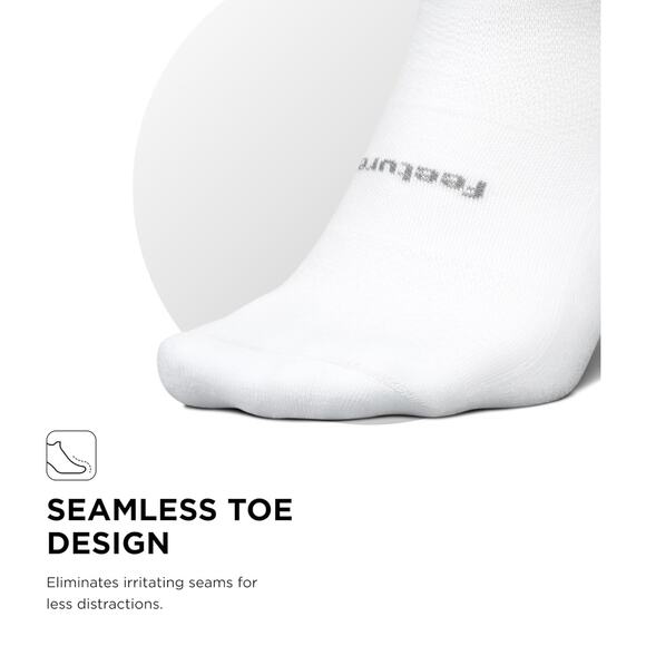 Feetures High Performance Ultra Light Cushion Quarter Socks – Large (NEW) - Picture 4 of 10